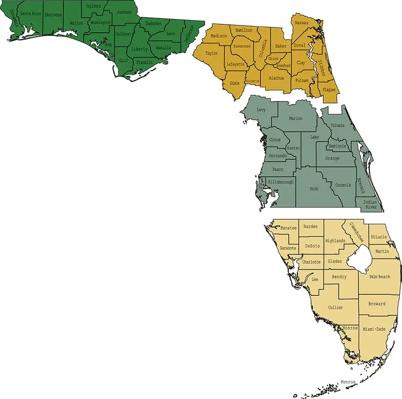 FDSA District Map